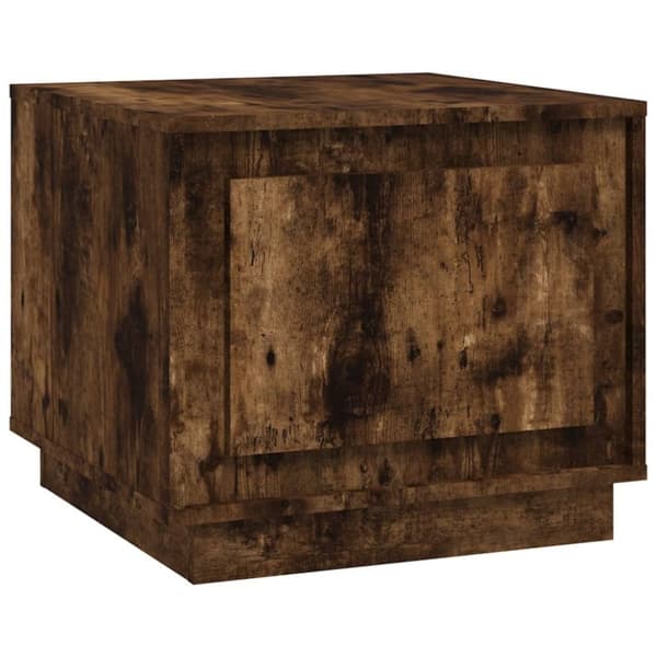 vidaXL sofabord 51x50x44 cm konstrueret træ røget egetræsfarve