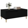 Miniatyrbillede 4 af 10: vidaXL sofabord 90x50x36,5 cm konstrueret træ sort