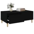 Miniatyrbillede 5 af 10: vidaXL sofabord 90x50x36,5 cm konstrueret træ sort
