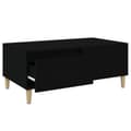 Miniatyrbillede 6 af 10: vidaXL sofabord 90x50x36,5 cm konstrueret træ sort