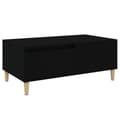 Miniatyrbillede 1 af 10: vidaXL sofabord 90x50x36,5 cm konstrueret træ sort