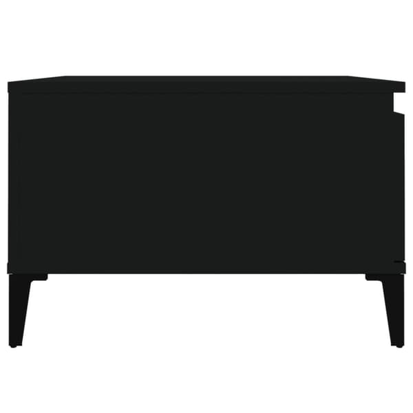 vidaXL Soffbord svart 55x55x36,5 cm konstruerat trä