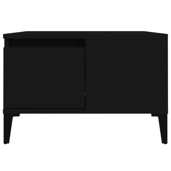 vidaXL sofabord 55x55x36,5 cm konstrueret træ sort