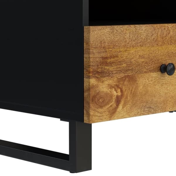 vidaXL sofabord 80x54x40 cm massivt mangotræ og konstrueret træ