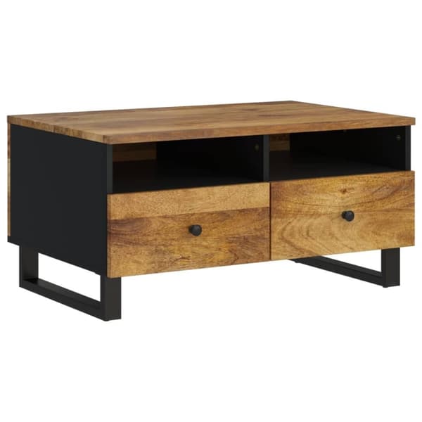 vidaXL sofabord 80x54x40 cm massivt mangotræ og konstrueret træ