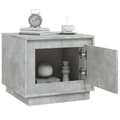 Miniatyrbillede 4 af 10: vidaXL sofabord 51x50x44 cm konstrueret træ betongrå