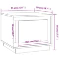 Miniatyrbillede 10 af 10: vidaXL sofabord 51x50x44 cm konstrueret træ betongrå