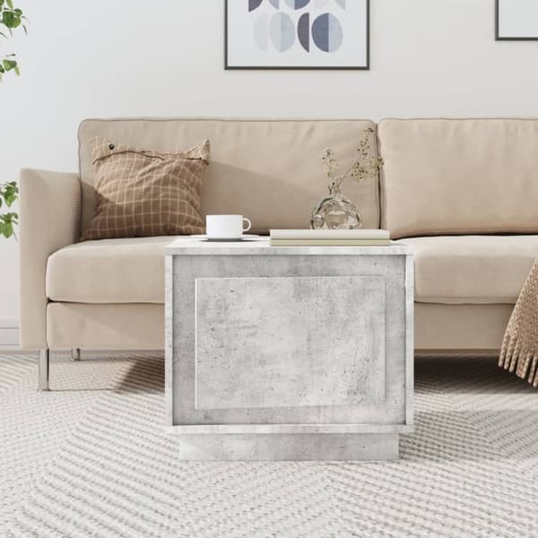 vidaXL sofabord 51x50x44 cm konstrueret træ betongrå