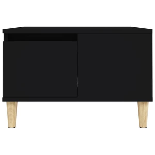 vidaXL Salongbord svart 55x55x36,5 cm konstruert tre