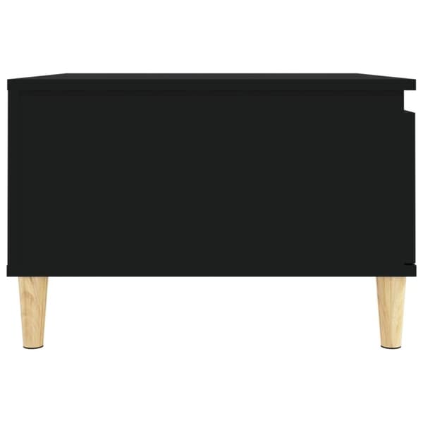 vidaXL Salongbord svart 55x55x36,5 cm konstruert tre
