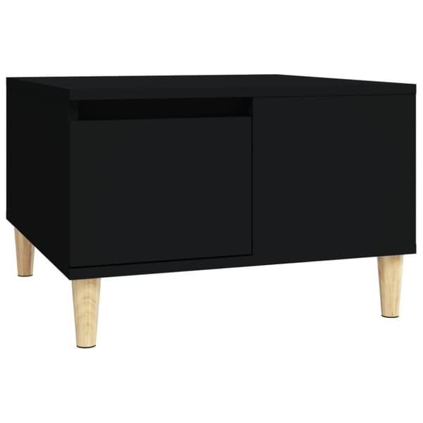 vidaXL Salongbord svart 55x55x36,5 cm konstruert tre