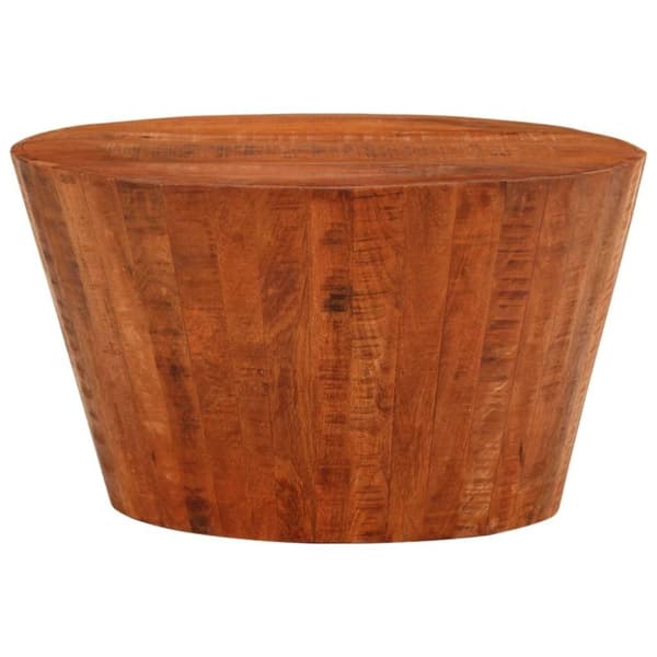 vidaXL Salongbord Ø 52x30 cm kraftig heltre mango