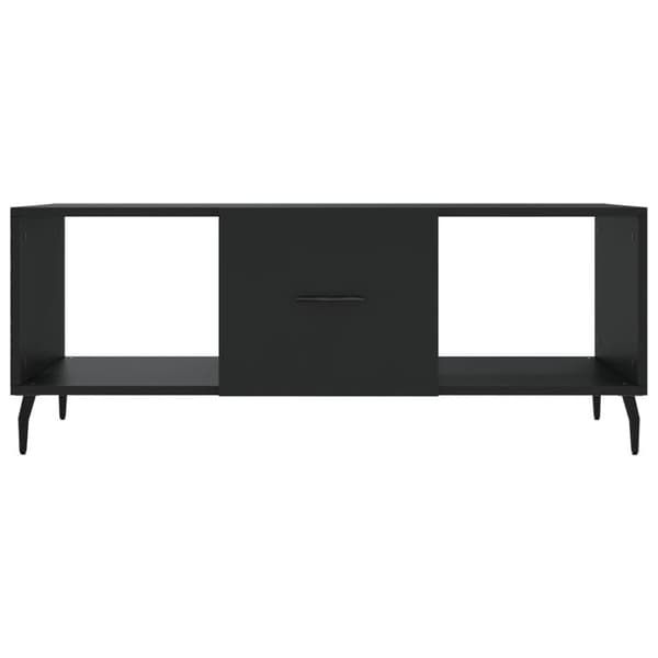 vidaXL sofabord 102x50x40 cm konstrueret træ sort