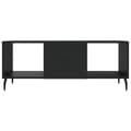 Miniatyrbillede 4 af 10: vidaXL sofabord 102x50x40 cm konstrueret træ sort