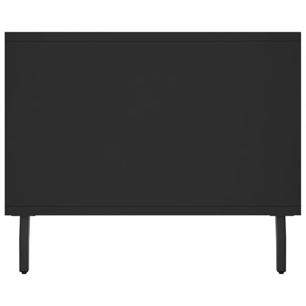 vidaXL sofabord 102x50x40 cm konstrueret træ sort