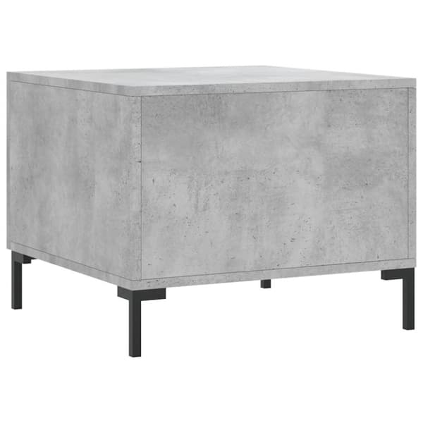 vidaXL Salongbord betonggrå 50x50x40 cm konstruert tre