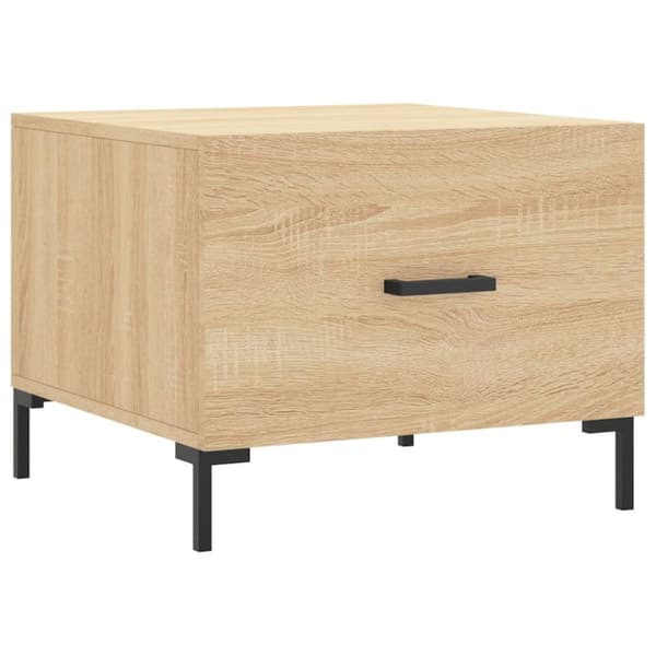 vidaXL Salongbord sonoma eik 50x50x40 cm konstruert tre