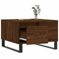 Miniatyrbillede 3 af 11: vidaXL sofabord 55x55x36,5 cm konstrueret træ brun egetræsfarve