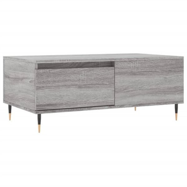 vidaXL sofabord 90x50x36,5 cm konstrueret træ grå sonoma-eg