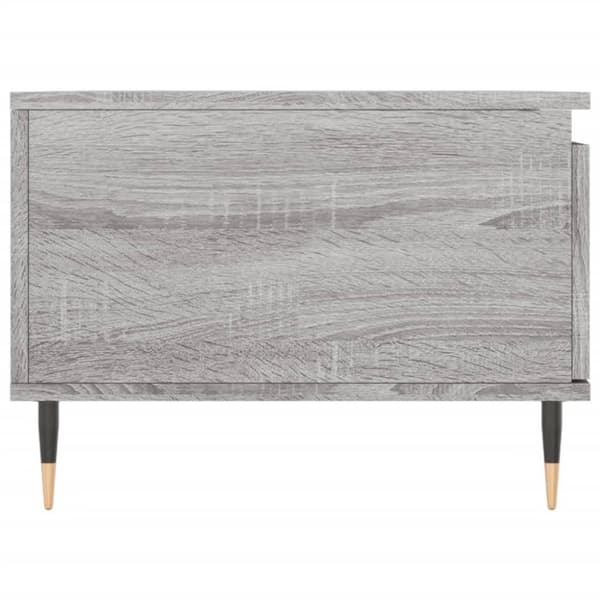 vidaXL Soffbord grå sonoma 90x50x36,5 cm konstruerat trä