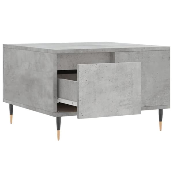 vidaXL Salongbord betonggrå 55x55x36,5 cm konstruert tre