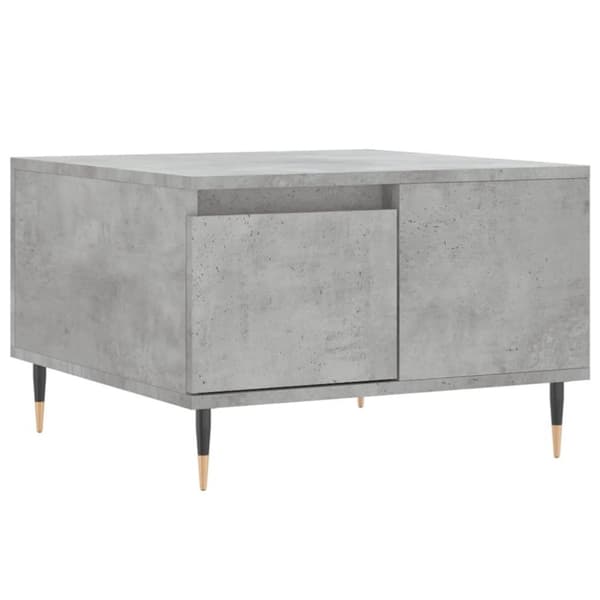 vidaXL Salongbord betonggrå 55x55x36,5 cm konstruert tre