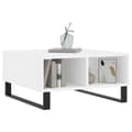 Miniatyrbillede 3 af 9: vidaXL sofabord 60x60x30 cm konstrueret træ hvid