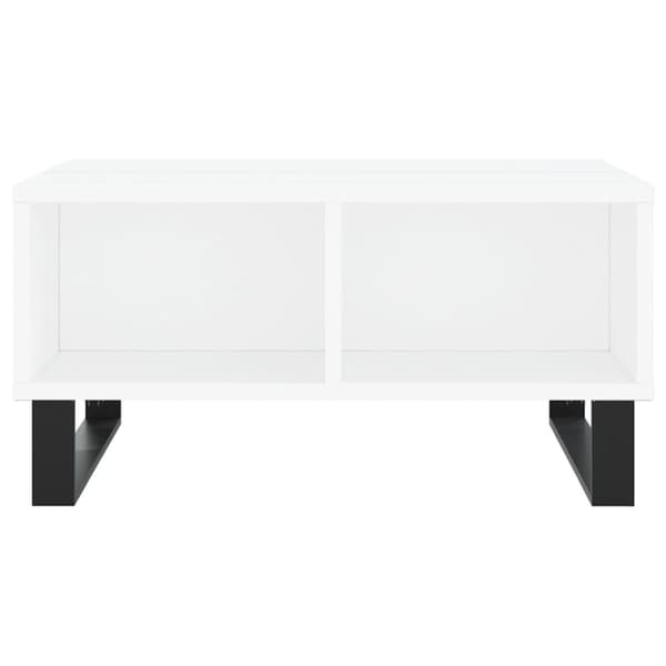vidaXL sofabord 60x60x30 cm konstrueret træ hvid
