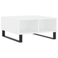 Miniatyrbillede 6 af 9: vidaXL sofabord 60x60x30 cm konstrueret træ hvid