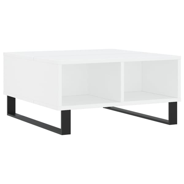 vidaXL sofabord 60x60x30 cm konstrueret træ hvid