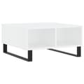 Miniatyrbillede 1 af 9: vidaXL sofabord 60x60x30 cm konstrueret træ hvid