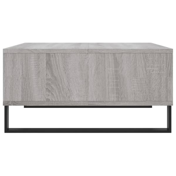 vidaXL Soffbord grå sonoma 60x60x30 cm konstruerat trä