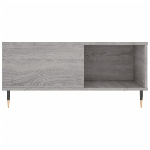 vidaXL sofabord 80x80x36,5 cm konstrueret træ grå sonoma-eg
