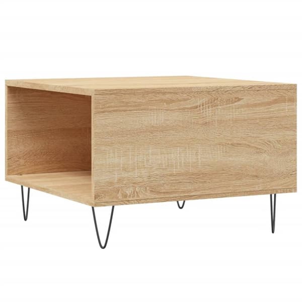 vidaXL Sohvapöytä Sonoma-tammi 55x55x36,5 cm tekninen puu