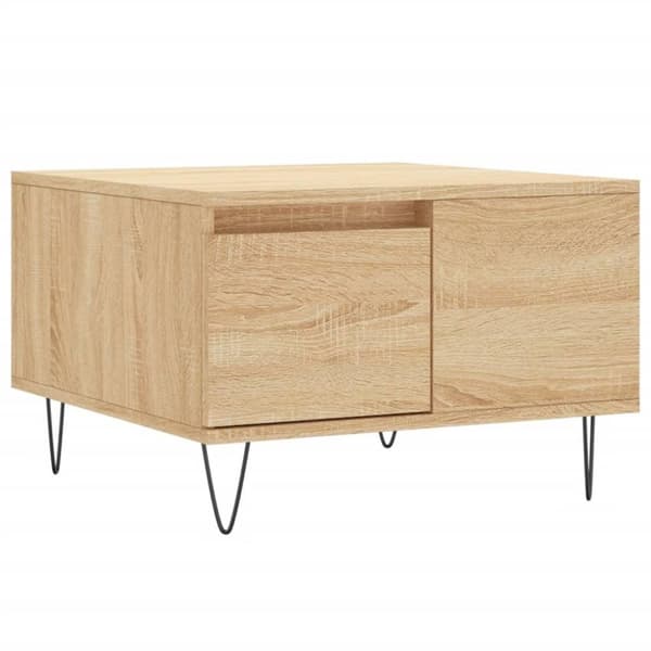 vidaXL Sohvapöytä Sonoma-tammi 55x55x36,5 cm tekninen puu