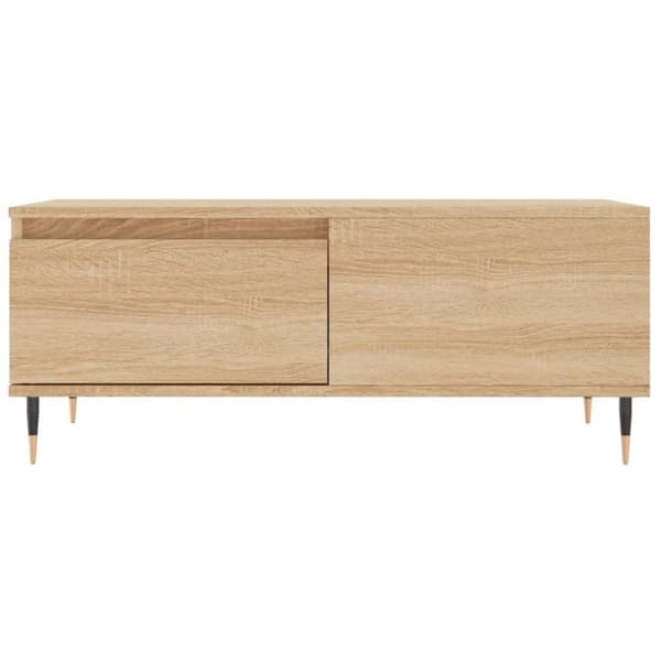 vidaXL Sohvapöytä Sonoma-tammi 90x50x36,5 cm tekninen puu