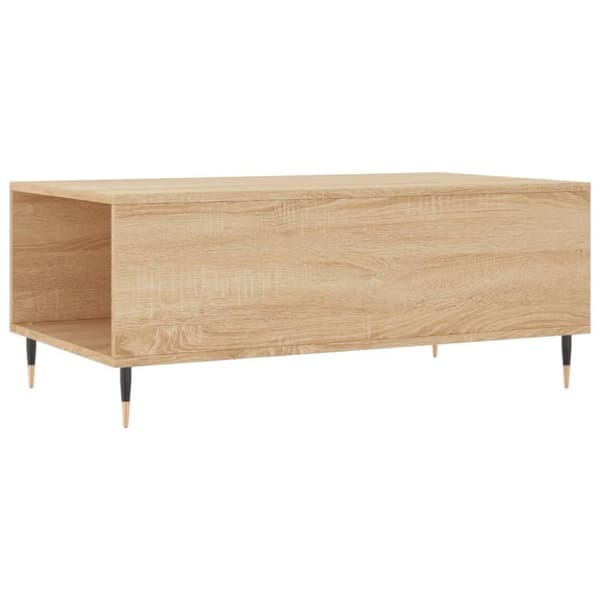 vidaXL Sohvapöytä Sonoma-tammi 90x50x36,5 cm tekninen puu