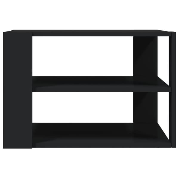 vidaXL sofabord 59,5x59,5x40 cm konstrueret træ sort