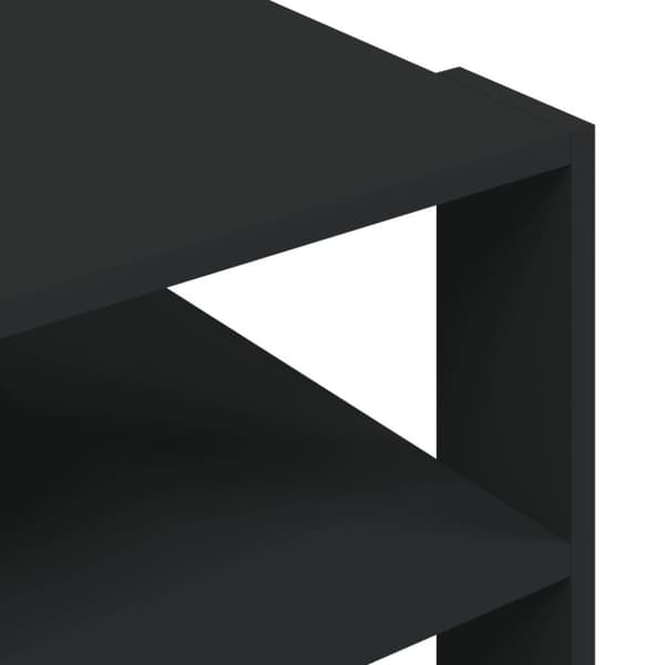 vidaXL sofabord 59,5x59,5x40 cm konstrueret træ sort