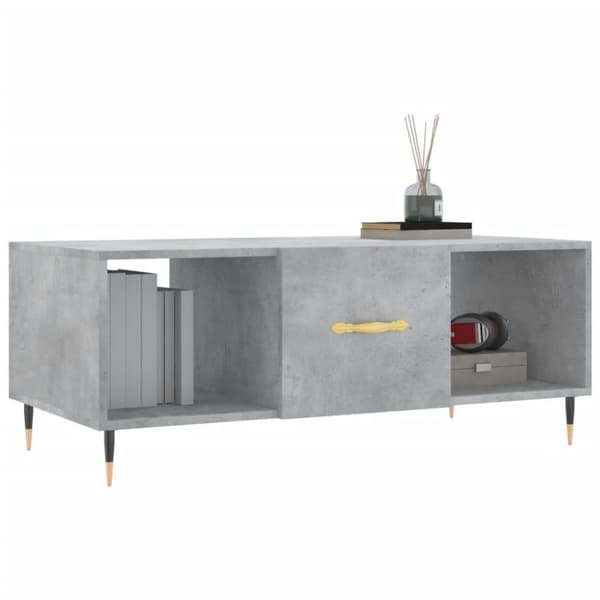 vidaXL sofabord 102x50x40 cm konstrueret træ betongrå