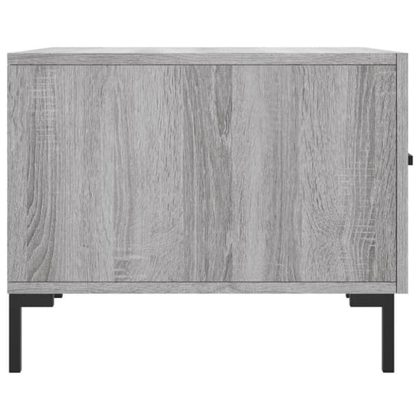 vidaXL Salongbord grå sonoma 50x50x40 cm konstruert tre