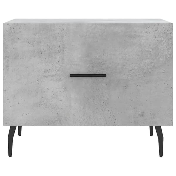vidaXL sofabord 50x50x40 cm konstrueret træ betongrå