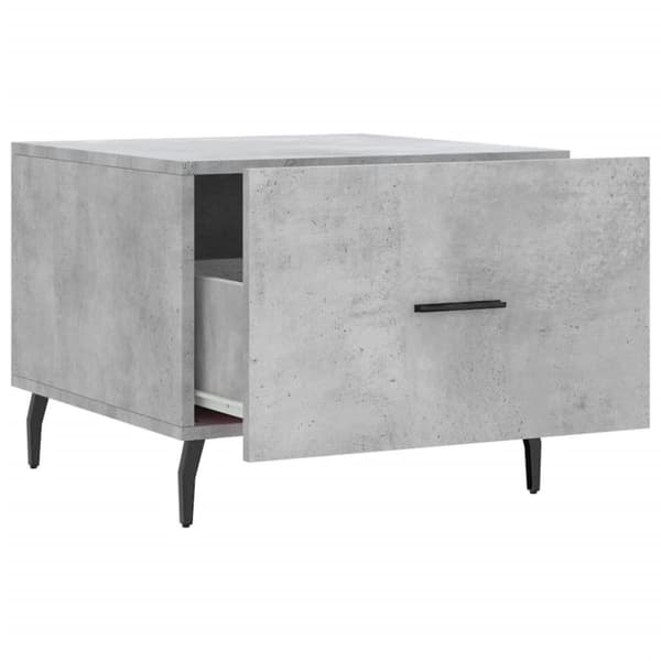 vidaXL sofabord 50x50x40 cm konstrueret træ betongrå