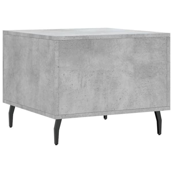 vidaXL sofabord 50x50x40 cm konstrueret træ betongrå