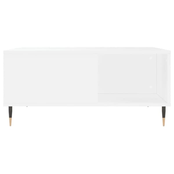 vidaXL Soffbord vit 80x80x36,5 cm konstruerat trä