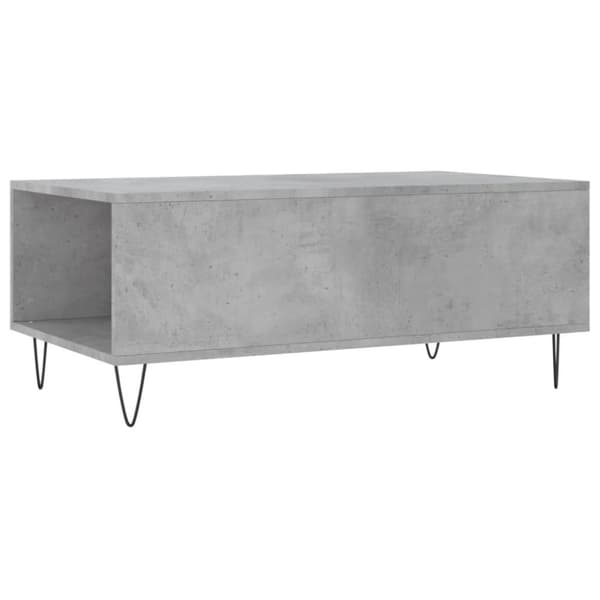 vidaXL Soffbord betonggrå 90x50x36,5 cm konstruerat trä