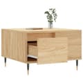 Miniatyrbilde 3 av 11: vidaXL Salongbord sonoma eik 55x55x36,5 cm konstruert tre