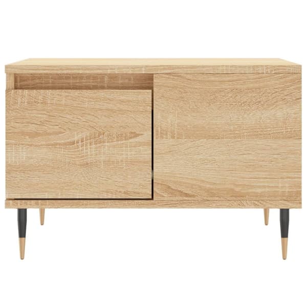 vidaXL Salongbord sonoma eik 55x55x36,5 cm konstruert tre