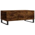 Miniatyrbilde 7 av 11: vidaXL Salongbord røkt eik 90x50x36,5 cm konstruert tre