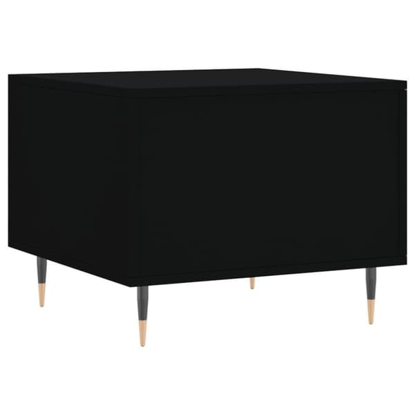vidaXL Soffbord svart 50x50x40 cm konstruerat trä